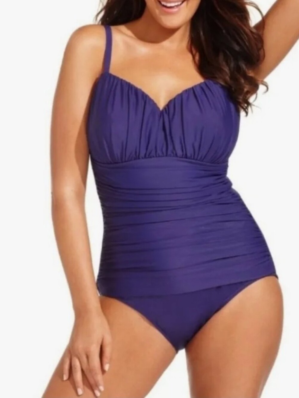 Miraclesuit "Rialto" Slimming Ruched One-Piece Swimsuit